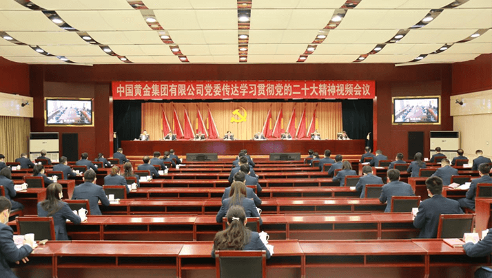 尊龙凯时集团有限公司党委传达学习贯彻党的二十大会议精神
